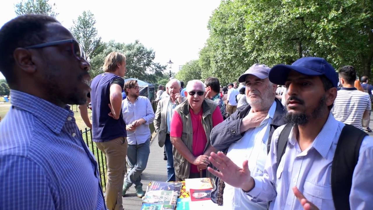 Speakers Corner Atheist talking Muslim YouTube