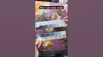 Value scales for painting detail #oilpaintingart #flowerpainting #paintingtechniques #learntopaint