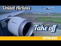 United Airlines 787-10 takeoff , raw footage #kaptanbaha