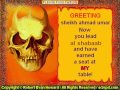 Skull O Gram For Sheikh Ahmad Umar