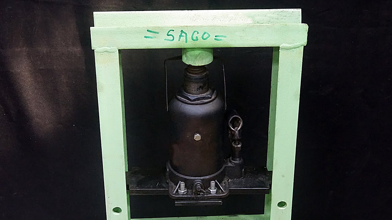 DIY Jack Press / Inverted Jack Garage Press YouTube