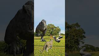 Famous Leopard vs T Rex Snake Deadly Move #shorts #dinosaur #snake #leopard #trending Net Worth