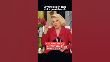 Joan Rivers Fashion Police #shorts