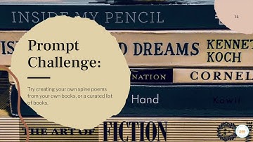 A Mini Guide To Create: Spine Poetry