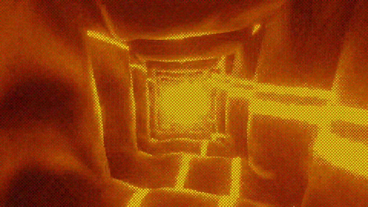 10 hours Orange Neon Tunnel Screensaver 4K UHD 60fps Vj Loop