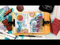 Mixed Media Art Journal Page Tutorial