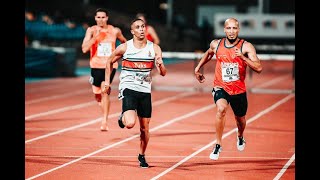 Lindsay Hanekom Wins Men 400M Hurdles