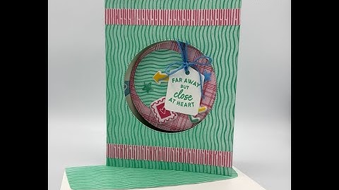 Stampin Up//Tags to Go//On the Go DSP//Z-Fold Window Card//Fun Fold//Sneak Peek//Online Exclusives
