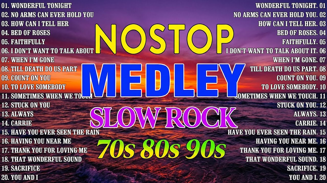 Slow Rock Love Songs Collection 70s 80s 90s💽 Nonstop Slow Rock Pinoy Medley | Best Luamang Tugtugin