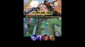Clint new one hit build 2023 #mlbb #highlights #shorts