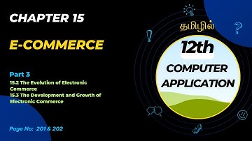 12th Computer Application | Chapter 15 ECommerce | Part 3 | in Tamil 🖥️📚 | TechSpot