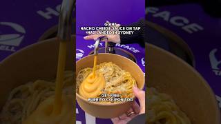Taco Bell’s FREE Unlimited nacho cheese sauce on tap!