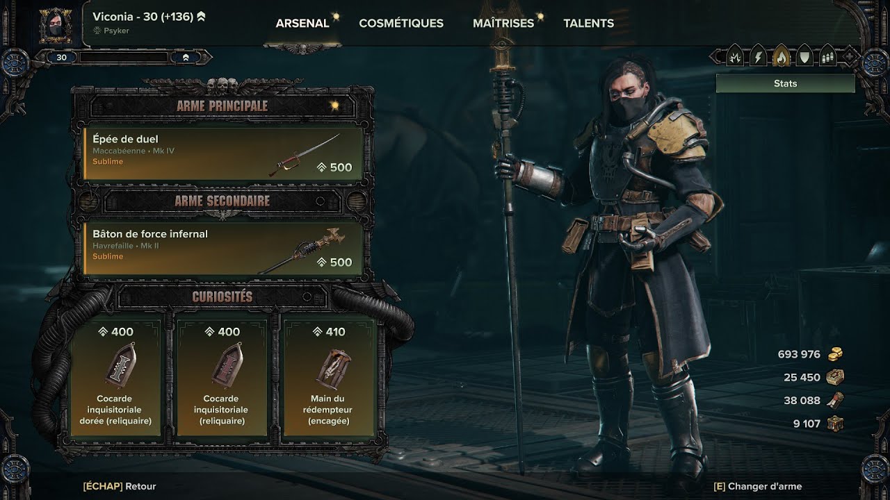 Psyker Brain/Venting (Hiintensity Mutated Horrors) Duelling Sword