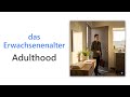 50 German Words for Adulthood | Intermediate German Vocabulary | Wortschatz Erwachsenenalter