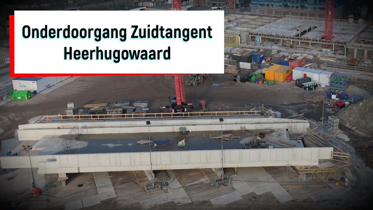 Onderdoorgang Zuidtangent Heerhugowaard.
