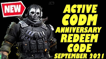 September 2021 Call Of Duty Mobile New 2021 Anniversary Code|New 100% Working COD Mobile Redeem Code