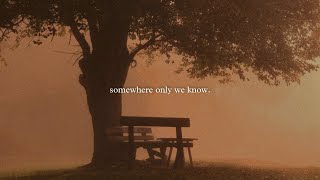 Keane - Somewhere Only We Know (slowed)