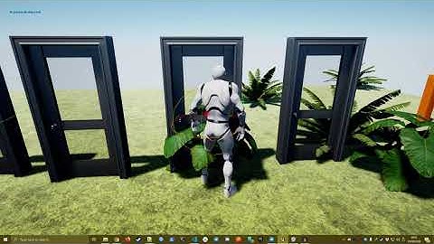 UE 4.25 - Door with lock and key color