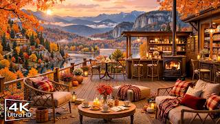 Step Into a Cozy Fall Coffee Shop Ambience 🍂 Relaxing Jazz Instrumental Music for Studying & Working screenshot 4