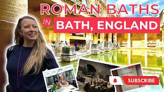 Roman Baths in Bath, England | Ancient Roman History and Culture | REAL Roman bathhouse!