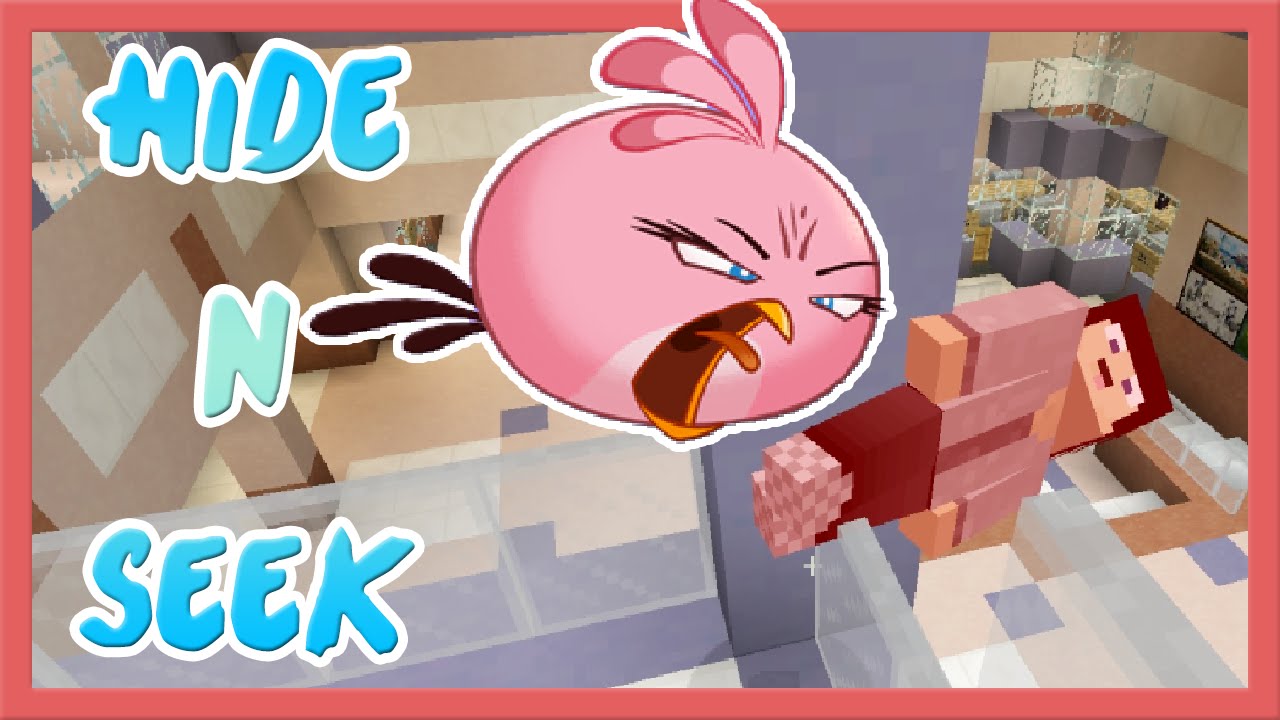 gaming logo Minecraft | Angry Birds Hide n Seek! | Mousie, GizzyGazza, MiniMuka & Seapeekay