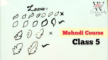 Mehndi course | mehndi classes for beginners | mehndi class | mehndi basic elements