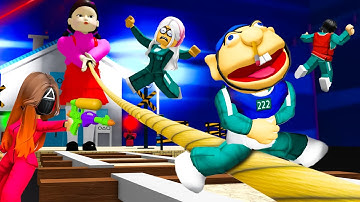 Jeffy Fell in ROBLOX JUMP ROPE Squid Game?! - SML Roblox