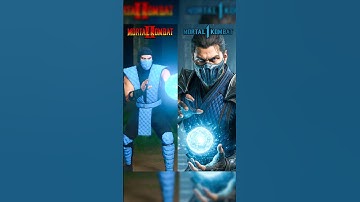 Sub-Zero Ice Ball Comparison From Mk2 to Mk1 Khaos Reigns #mortalkombat