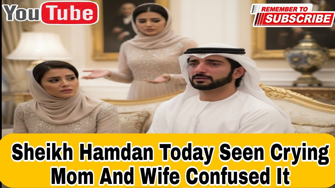 Sheikh Hamdan Today Seen Crying—Mom And Wife Confused It 😢 | fazza poems |prince of dubai wife|faz3