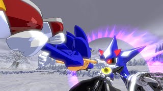 Sonic  V.S. Neo Metal Sonic  [Sonic Animation] - Sonic V.S. Knuckles The Race ソニック v. ナックルズ