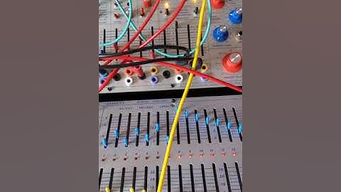 Buchla 248 as 8 bit oscillator