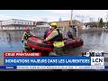 Pires inondations en 60 ans: une école complètement ravagée dans les Laurentides