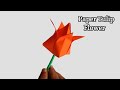 How to make paper tulip flower easypaper flower