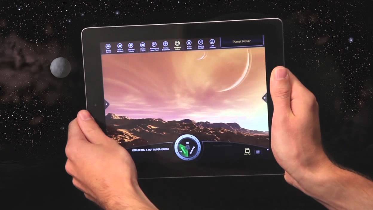 Besök exoplaneterna i paddan