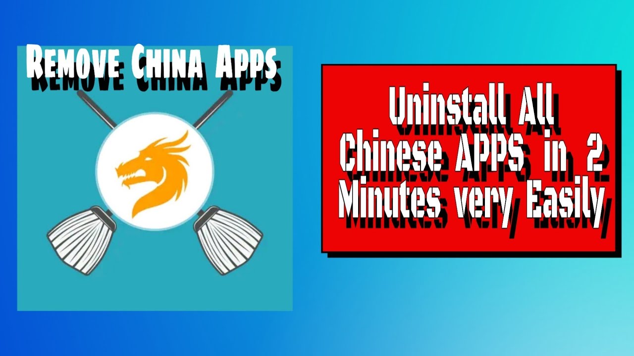 Remove China Apps 