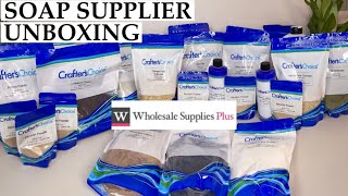 Wholesale Supplies Plus Unboxing | *LOTS of soap supplies*