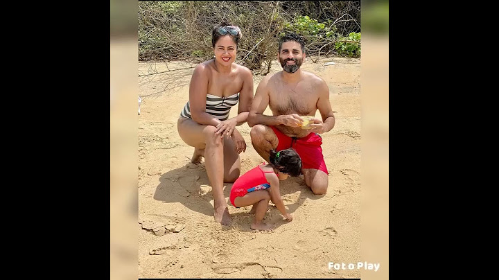 Actress Sameera Reddy Wiht her Family Video