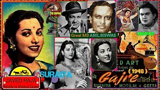 SURAIYA-(3 Gems)Film-GAJRE-1948-Jalne Ke Siwa Aur Kya.(2-Door Papiha Bola.(3-Reh Reh Ke Tera Rulaye