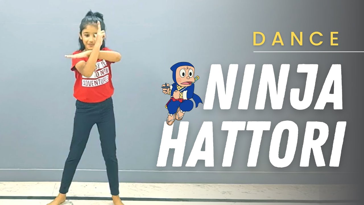 Ninja Hattori   Theme Song  Cartoon Dance for Kids  Dance Masti  Yellow Class