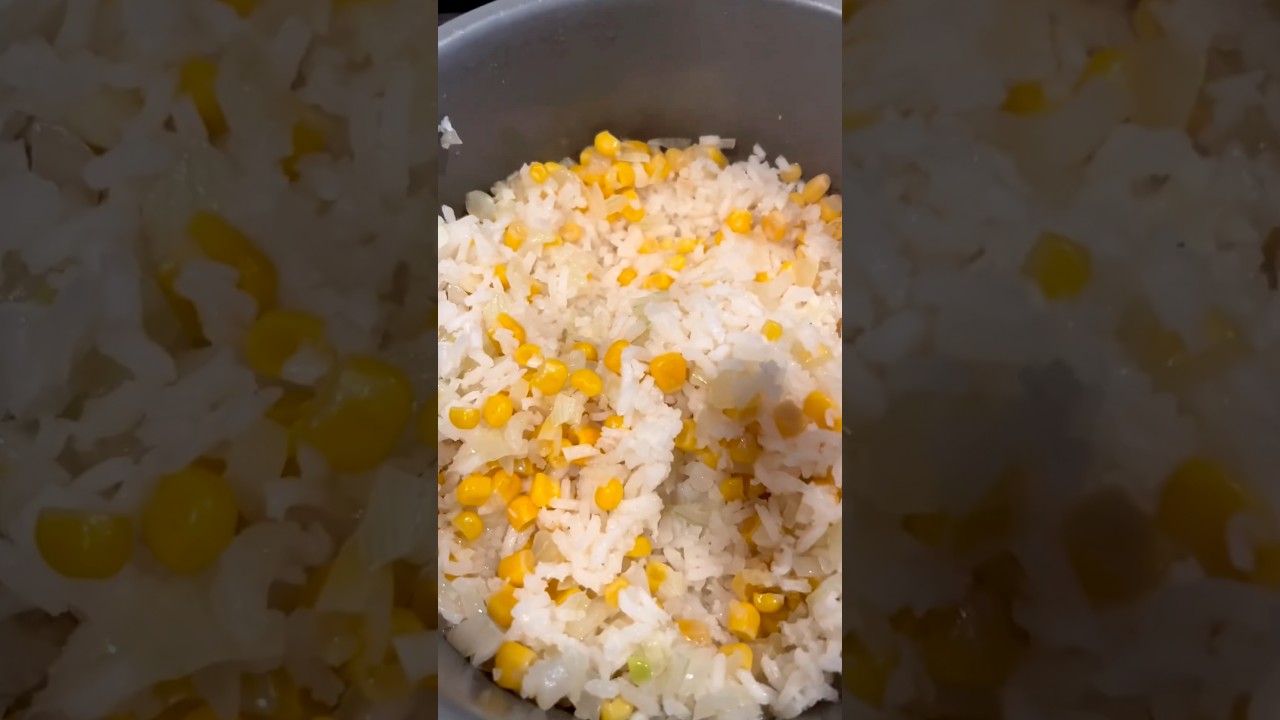 Mexican White Rice with Corn Short