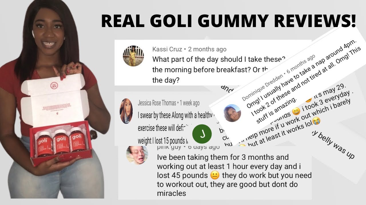 ACV GOLI GUMMIES REAL REVIEWS! What people are saying about the Goli