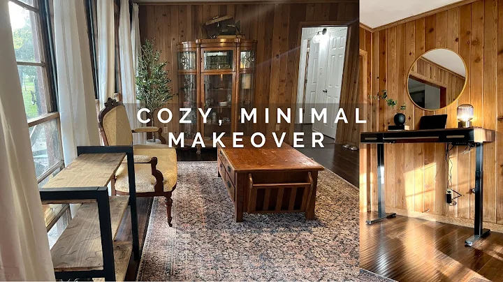 COZY DEN MAKEOVER | A MINIMAL WARM and COZY SPACE ...