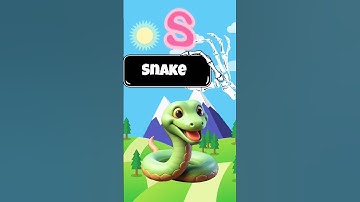 s is for snake #shortsforkids #shorts