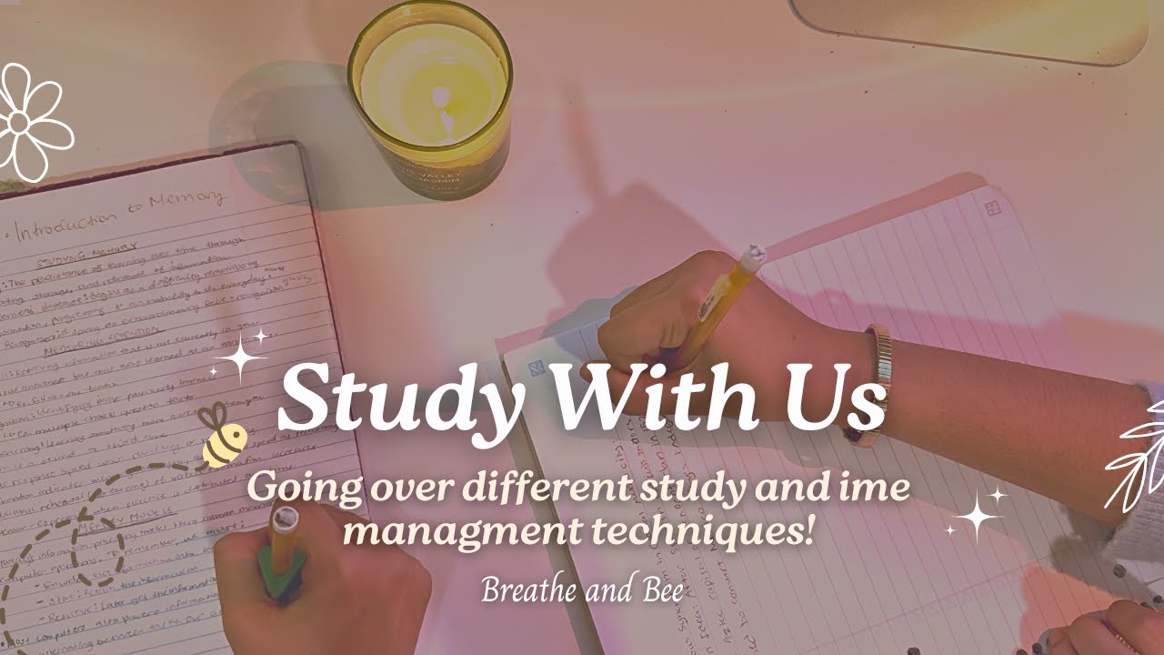 Study With Us Vlog - Study & Time Management Techniques 🌿•₊ 💻⋆⭒˚☕️｡⋆ ...
