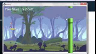 Running Girl 2D Game, Two days of learning screenshot 4