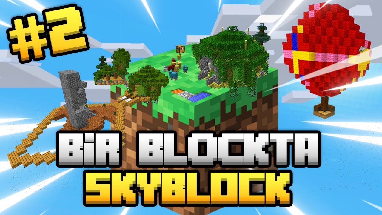 Download 1 BLOKTA SKYBLOCK #2 / Sınırsız Kaynaklı Skyblock