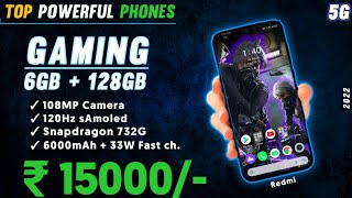 Top 5 Redmi Best Gaming Phones Under 15000 in 2022 | Best Gaming & Camera Smartphone Under 15000