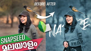 New SNAPSEED Photo Editing Malayalam Tutorial | BLUE TONE Background Effect |Snapseed Malayalam 2021