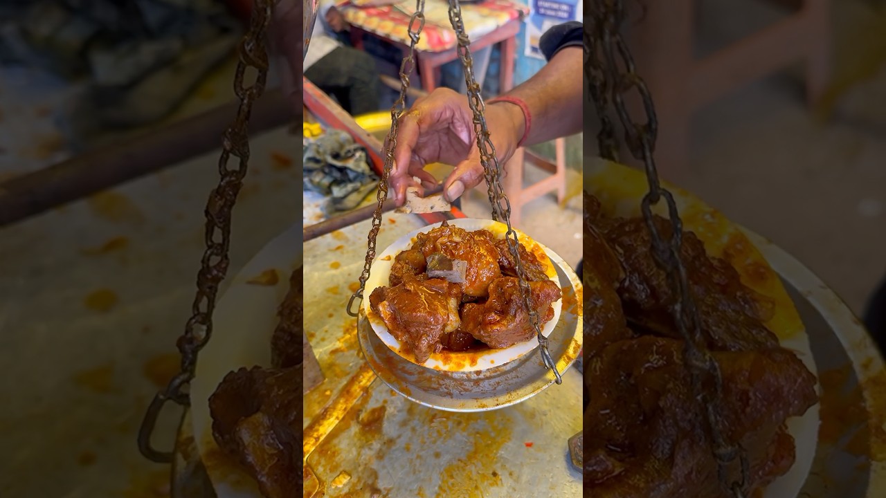 विजय भाई का फेमस तराज़ू वाला ₹420 का मटन थाली #streetfood #biharimutton #biharistylemutton #food