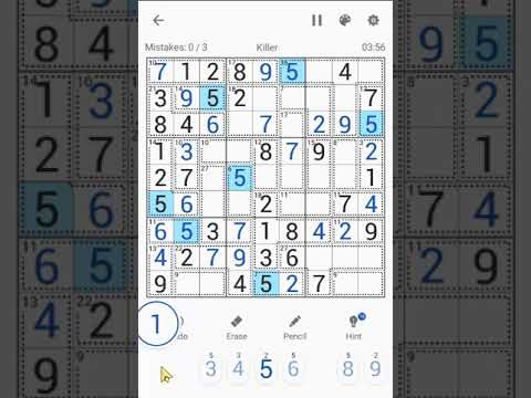 sudoku free classic puzzles mobile daily sudoku killer february 12 2022 youtube